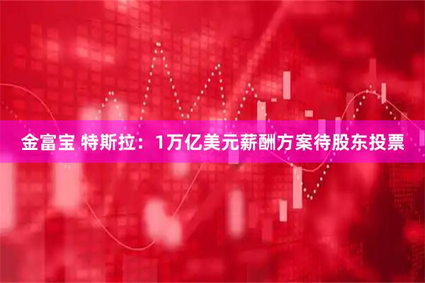 金富宝 特斯拉：1万亿美元薪酬方案待股东投票